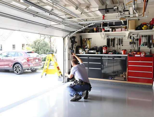 Local garage door repair service by Macedonia Garage Door Repair in Macedonia