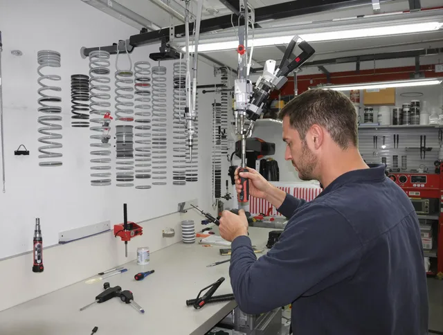 Macedonia Garage Door Repair safety certified technician performing precision spring replacement in Macedonia